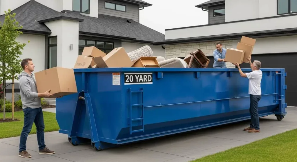 Home 6 residential dumpster rental Tacoma WA